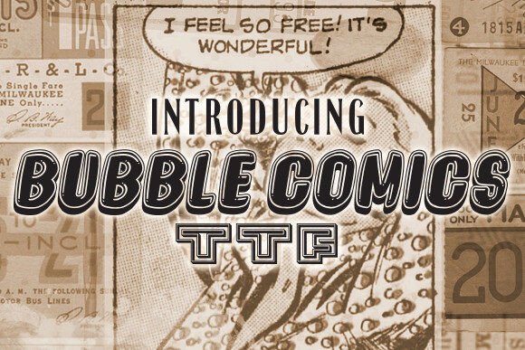 A Playful Bubble Comics Font That Commands Attention
