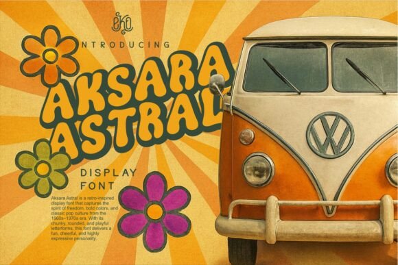 Aksara Astral: The Groovy Font That Elevates Your Brand