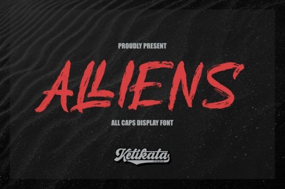 Alliens: A Sharp Display Font for Bold Web Typography