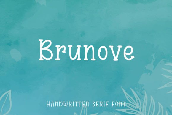 Brunove: A Display Font That Knows Exactly What It Wants
