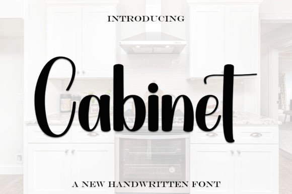 Cabinet Font: A Handwritten Typeface for Polished Branding