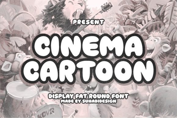 Cinema Cartoon: A Bold, Playful Display Font That Powers Campaign Visuals