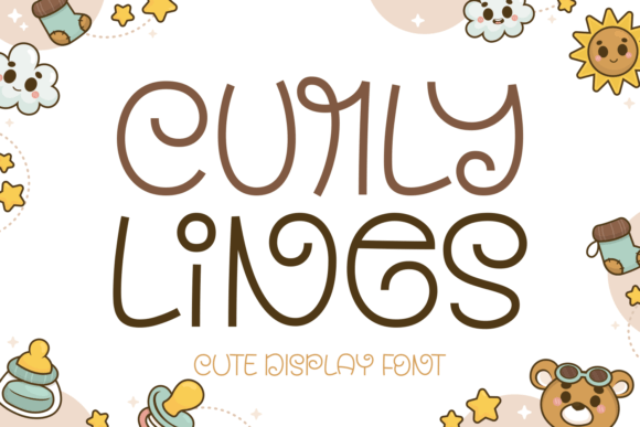 Curly Lines: A Display Font That Brings Curls to Editorial Design