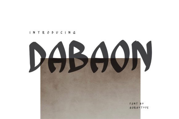 Dabaon: The Playful Display Font for Punchy Marketing