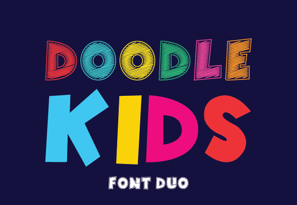 Doodle Kids: A Playful Display Font That Lifts Small Business Branding