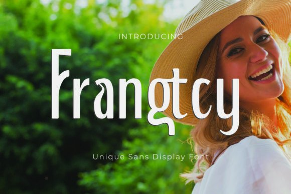 Frangtcy: A Calligraphic Sans Display Typeface