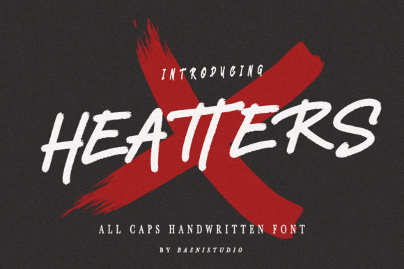 Heatters: The All-Caps Brush Font for Memorable Branding