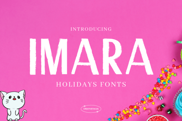 Imara Font: A Festive Display Typeface for Creative Brands