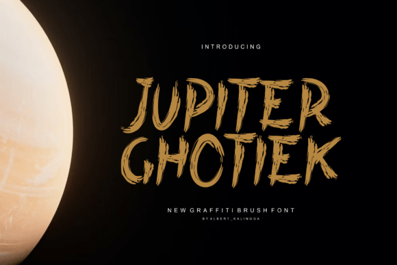 Jupiter Ghotiek: A Bold Display Typeface for Web Design