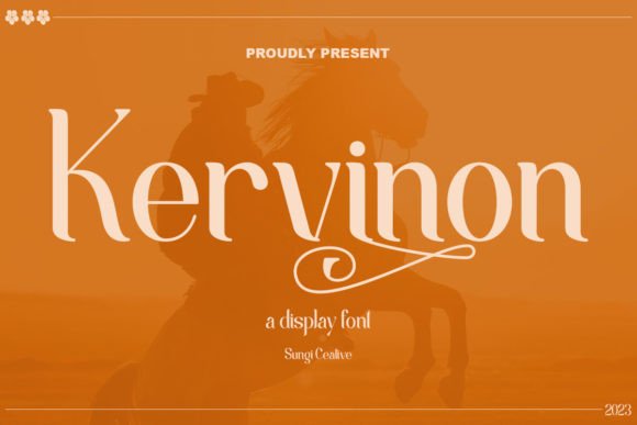 Kervinon: A Refined Display Font for Makers
