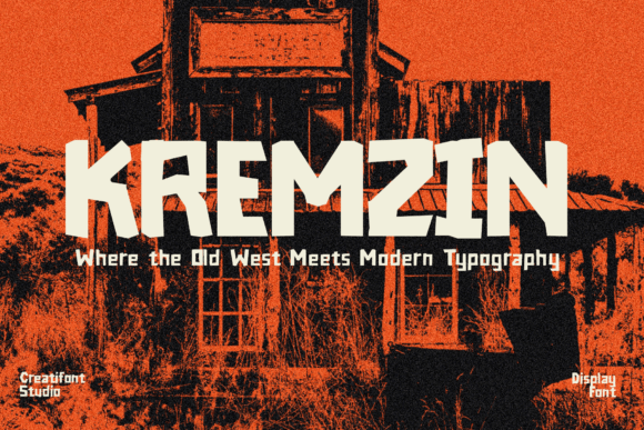Kremzin Display Font: A Quirky Typeface for Business Branding