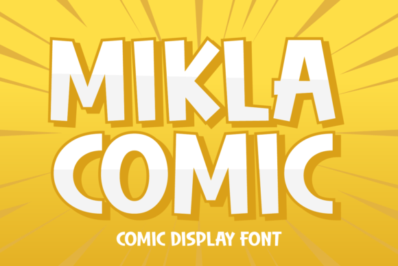 Mikla Comic: A Playful Display Font for Your Brand