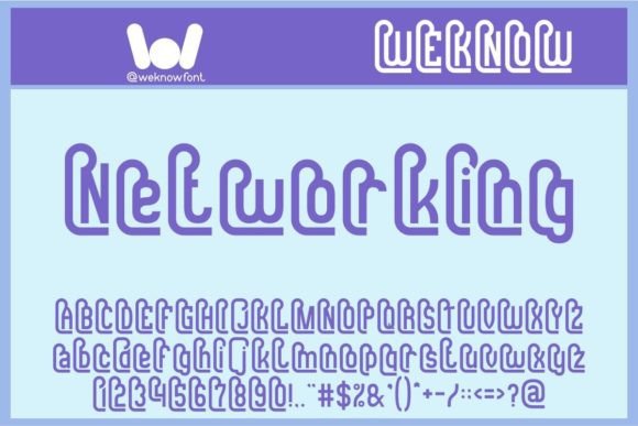 Networking Display Font: Capture Attention Fast