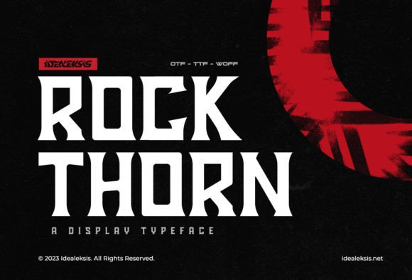 Rockthorn: A Display Typeface with Editorial Soul