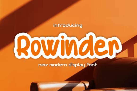 Rowinder Font Review: A Sweet and Friendly Display Typeface