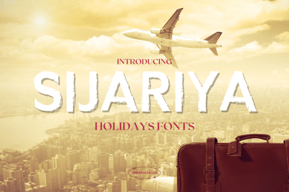 Sijariya: A Brush Display Font for Digital Creators