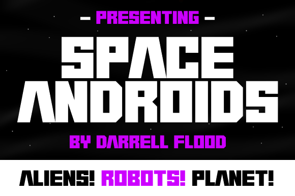 Space Androids: A Slick Sci-Fi Display Font for Makers