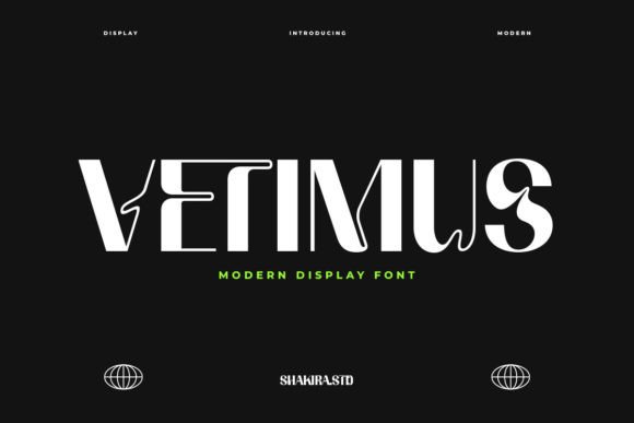 Vetimus: A Modern Display Font for Editorial Brilliance